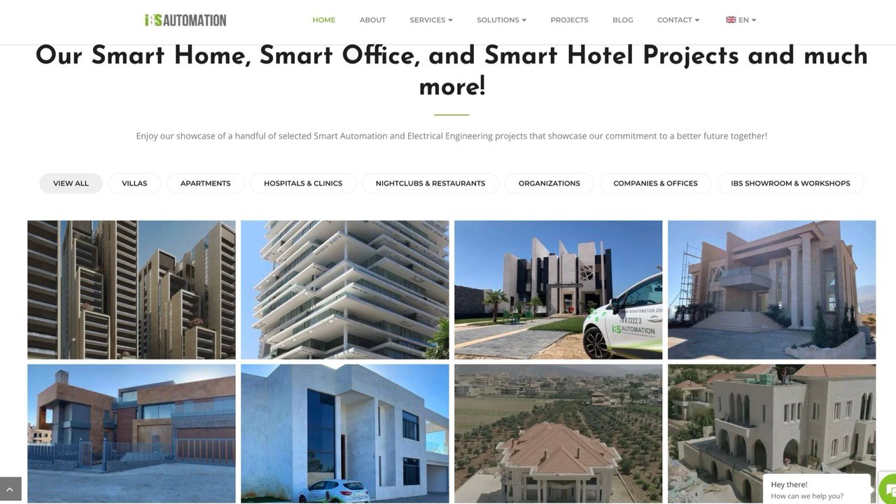 The project portfolio grid.
